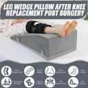 ROYALAY Leg Elevation Pillows for After Surgery, Adjustable Height Knee Surgery Recovery Equipment, Knee Replacement Recovery Aids for Hip Ankle Pain Relief Patent Pending, Double Leg