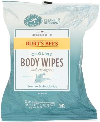 Burts Bees Cooling Body Wipes 30Ct, 30 Ct