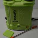 Battery Powered Backpack Sprayer 3.2 Gallon, VAXMAY 80 PSI Electric Graden Sprayer Works with Makita 18V Battery, Weed Lawn Sprayer with Telescopic Wand, 5 Nozzles, 2.0 Ah Battery & Charger Included