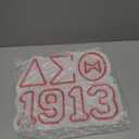 Dst Sorority Neon Sign for Wall Decor Dst Neon Light for She Shed Dimmable Greek Sorority Paraphernalia Light Up for Party Living Room Bedroom Birthday Gift for College Women Size13.7 * 10.8In(P140)