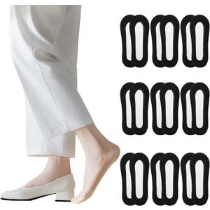 Caudblor Women's No Show Liner Socks-No Show Ultra Low Socks Women for Flats High Heels, 9 Pack, Black  Caudblor Women's No Show Liner Socks-No Show Ultra Low Socks Women for Flats High Heels, 9 Pack, Black