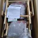 Storkcraft Premium Hoop Glider & Ottoman (Natural/Light Gray)  GREENGUARD Gold Certified Nursery Glider, Solid Wood Craftsmanship, Smooth-Gliding Nursery Chair and Ottoman, Award-Winning