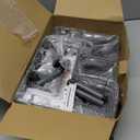 Consumest Corner Shower Caddy Standing - 3-Tier Stainless Steel Shower Organizer with Soap Holder and 4 Hooks, Large Capacity Corner Shelf Stand for Bathroom, Rest Room, Grey