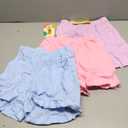 3 Pack Girls Cotton Shorts Lightweight Bike Pants with Pockets Soft Summer Casual Kids Clothes for 9-10 Years