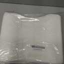 5 STARS UNITED Knee Pillow for Side Sleepers - Hip Pain Relief, Memory Foam Leg Cushion for Side Sleeping - Between Legs Pillow for Sciatica & Lower Back Pain, White (Standard)