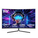 Titan-army - C32C1S Curved 31.5” Gaming Monitor, IPS 1ms 240Hz 2K QHD FreeSync 95% DCI-P3 with HDR400 (DisplayPort, HDMI) - Black