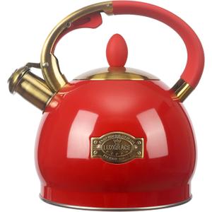 3Quart Whistling Tea Kettle Classic Teapot Stainless Steel Teakettle with Cool Grip for Stovetop
