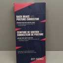 Fit Geno Back Brace Posture Corrector for Men & Women: Shoulder Straightener Adjustable Full Back Support Pain Relief - Scoliosis Hunchback Spine Corrector (Large/X-Large) (Beige)