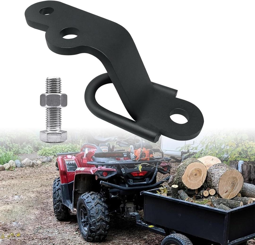 Three-Way Receiver Hitch Lawn Mover Hitch Attachments Fit for ATV/UTV (without 2" Ball)