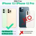 TUCCH Wallet Case for iPhone 12 /iPhone 12 Pro 5G, RFID Blocking Card Slot Stand [Shockproof TPU Interior Case] PU Leather Magnetic Protect Flip Cover Compatible with iPhone 12 Pro/12 6.1-inch, Black