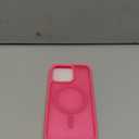 Hualele Magnetic for iPhone 13 Pro Case,Compatible with MagSafe, Military Grade Dropproof Translucent Matte Hard Back Soft Edge Slim Phone Case iPhone 13 Pro,Hot Pink