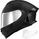 Motorcycle Helmets,Dual Visor Flip up Modular Full Face Helmet(XXL)