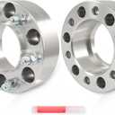 ECCPP 6x5.5 to 6x5.5 Wheel Spacers 2 inch 6 lug 6X139.7MM Fit for Toyota for 4Runner 1996-2021 for Toyota for FJ Cruiser 2007-2014 with Studs 14x1.5 106mm Hub Side to 95.1mm Wheel Bore-2PCS