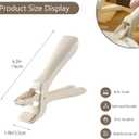 2 x 2-Pack Hot Plate Gripper Tongs for Safely Handling Hot Plates, Bowls, Pizza Pans, Air Fryers, and Microwave Oven Dishes