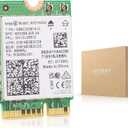 Intel AX211NGW Wi-Fi 6 Wireless Card M.2: CNVio2, Bluetooth 5.3, Tri Band 2.4/5/6 GHz Network Adapter for Laptop Support Windows 10/11 (64bit) Linux Chrome OS  with Gen Intel 12+ CPU