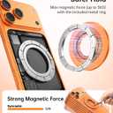 SYNCWIRE Magnetic Phone Ring Holder for MagSafe, 360 Rotation Cell Phone Grip Stand Finger Ring Kickstand Two-Sided Magnet Compatible with iPhone 17 Pro Max 16 15 14 13 12 MagSafe Accessories