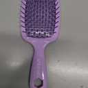 FHI Heat UNbrush Detangling Brush for PainFree Brushing on All Wet or Dry Hair Types — Durable DuoFlex AntiStatic Bristles, Lightweight Handle, Vented Hair Brush, Lilac Light Purple