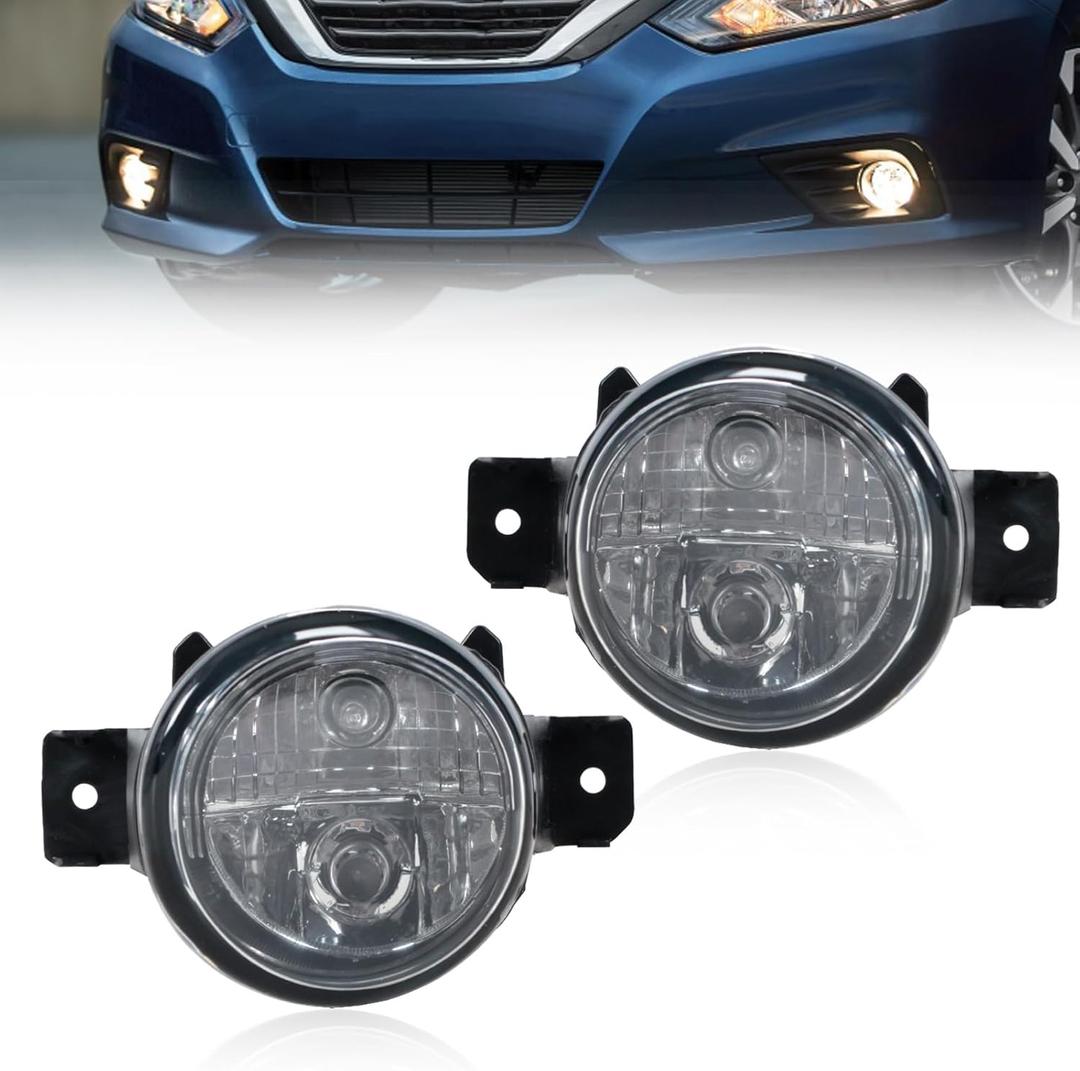 Front Bumper Fog Light For Nissan Altima 2016 2017 2018 Daytime Running NI2592138 26155-1HA0B NI2593138 26150-1HA0B Left&Right (Pair)