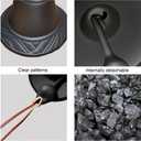 YukaBa Cast Iron Logan Dinner Bell with Bracket Dinner Bell - Feel The Vibe of Traditional Family Meals and Gatherings. Made of Heavy Cast Iron