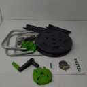 Garden Water Hose Reel Cart, Holds 65-100 Ft of 5/8 Inch, Wall Mounted Garden Hose Cart, Portable Hose Holder for Convenient Hose Storage and Watering (Green)