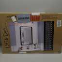 LOAAO 20X30 Inch Black Metal Framed Bathroom Mirror for Wall, Matte Black Bathroom Vanity Mirror Farmhouse, Large Rounded Rectangle Mirror, Anti-Rust, Hangs Horizontally or Vertically