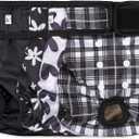 Female Dog Diapers 5Pcs - Premium Reusable Diapers for Doggie in Heat - Highly Absorbent Dog Diapers Female for Pet Incontinence with Adjustable Snaps, Black, S