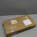 HOMEKOKO Vintage Large Wood Bread Box for Kitchen Counter, Retro Design Single Layer Bamboo Large Capacity Food Storage Bin (Natural Bamboo)