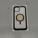 Miracase Glass Series Designed for iPhone 14 Plus Case 6.7 inch, 2023 Upgrade Full-Body Magnetic Clear Case with Built-in 9H Tempered Glass Screen Protector,Compatible with MagSafe,Black