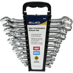 Allied 89094 Combination Wrench Set - 22 Piece
