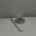Stainless Steel Paper Towel Holder, Kitchen Towel Holder, Paper Towel Holder Brushed Nickel, Steady Paper Towel Holder Countertop with Solid Weighted Stainless Steel Base, Paper Towel Roll Holder (Silver)