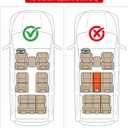 TAPTES Floor Mats & Cargo Mat,Door Sill Guards for Chevy Traverse 2009–2017