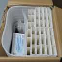 48"x 48" Whelping Box Kit for Dogs and Puppies with Rails,Suitable for Large/Medium Dogs,White