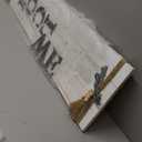 MODE HOME Solid Wood Farmhouse Welcome Sign for Front Porch, 47x10 Inch Large Farmhouse Style Rustic Welcome Sign Stand for Front Door or Entryway(Whitewashed)