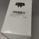 WILLBOND 16 Feet Christmas Wood Bead Garland Wooden Bead Garland for Christmas Tree Holiday Decoration (Retro Snowy White)