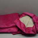 PRIMROSE Full Blackout Hot Pink Velvet Curtains 102 inch Long for Living Room,2 Liner Rod Pocket Back Tab Thermal Window Curtains Room Darkening Heavy Decorative Curtain Drapes for Bedroom