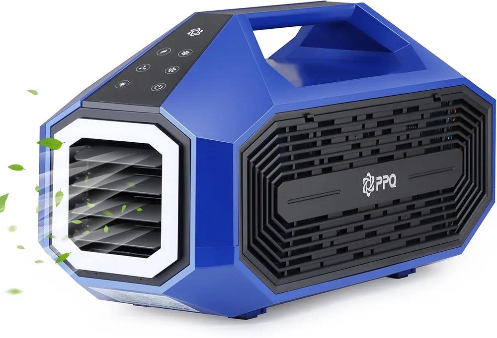 PPQ Portable Air Conditioner iCold 5pro, 3000BTU Portable AC for Outdoor Camping Tent, RV, Indoor Home Use, 25VDC (Battery Not Included)