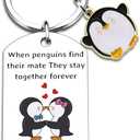 Ibiwe Penguin Keychian Gifts for Boyfriend Couple Gift for Girlfriend Anniversary for Women Gifts for Her Anniversary for Men Romantic Gift for Her