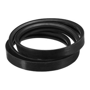 uxcell 2/B97 Classic Wrapped 2 Banded/2 Ribs V-Belt, 100" Outside Circumference Wrapped Industrial Rubber V-Belt B Profile V-Belt for Industrial Machinery Equipment, Black