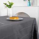 SpaceDresser Jacquard Rectangle Outdoor Tablecloth with Umbrella Hole, Spillproof and Waterproof Fabric Table Cloth, Washable Wrinkle Free Table Cover for Patio Spring Summer, 60 x 120 Inch Grey
