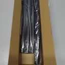 Abiglifty Curved Shower Curtain Rod, 43-78 Inches Adjustable Shower Curtain Rod, Rustproof, Round Extra Wide Shower Rod for Bathroom, Bathtub, Stall, Need to Drill, Black