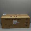 56" Ceiling Fan with Lights - 3 Blades Ceiling Fan Remote Controlled, Reversible Indoor/Outdoor Ceiling Fans for Patio, Living Room, Walnut Color