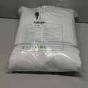 NICETOWN 100% Blackout Curtain Panels, Rod Pocket Window Curtains with Black Liner for Nursery, 84 inches Drop Cold and Full Light Blocking Draperies (White, 2 Pieces, 52 inches Wide Each Panel)