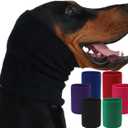 Harbyel Dog & Cat Calming Hoodie - Anxiety Relief Ear Protector, Noise-Canceling Head Cover for Grooming, Bath, Force Drying, Thunder & Fireworks (Medium, Black)