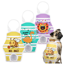 Jollywoods 3 Pack Washable Female Dog Diaper Onesie Sanitary Pantie with Adjustable Suspender, Reusable Fixed Diapers, Super Absorbent Leakproof for Small Medium Large Dog in Heat Cycle XS/S