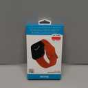 WITHit Active Silicone Keeperless Band for Apple Watch 42/44/45mm & Ultra 49mm, Orange
