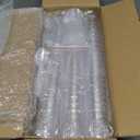 mwellewm 240 Pcs Dessert Cups with Spoons 120 Pcs 3 OZ Mini Clear Plastic Dessert Parfait Cup 120 Pcs Spoons for Party Small Round Serving Wine Shot Disposable Fruit Ice Cream Mousse Appetizer Bowl