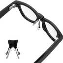 HiBloks Eyeglass Nose Pads for Ray-Ban Meta Wayfarer(RW4006/RW4008/RW4012) & Skyler(RW4010/RW4014), Silicone Anti Slip Clip-on Glasses Nose Holder for Rayban Meta Gen 2 Smart Glasses (One-Piece)