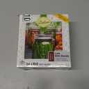 Dalzom 48Pcs Canning Lids with Rings Regular Mouth, Premium Mason Jar Lids with Bands/Rings for Ball, Kerr Jars - Food Grade Material, 100% Fit & Airtight for Regular Mouth Mason Jars