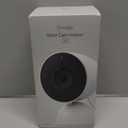 Google Nest Cam Indoor (Wired, 3rd Gen) - Security Camera with 2K Video and Gemini, Night Vision, 2-Way Audio, Works with Google Home - 2025 Model - Snow