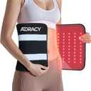 2025 Upgraded Red Light Therapy for Body, 24" x 12" Large Size Red Light Therapy Pad with Timer, 660nm&850nm Infrared Light Therapy Mat Full Body(Black)